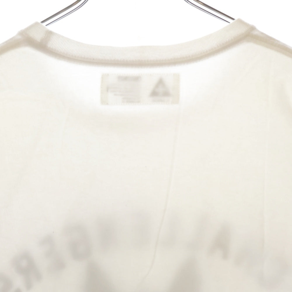 CHALLENGER(チャレンジャー) フロントプリント ウルフ柄 半袖Tシャツ カットソー ホワイト