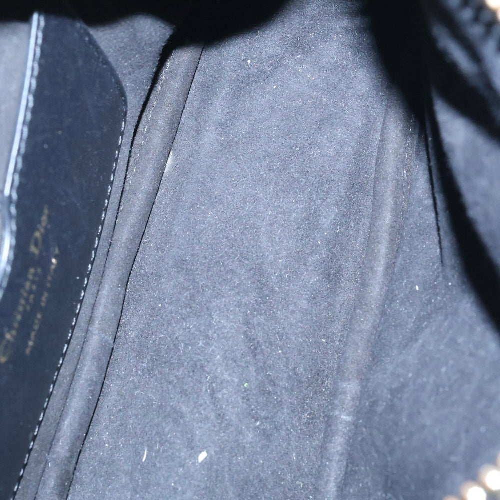 Christian Dior(クリスチャンディオール) HOBO ホーボー レザーショルダーバッグ ブラック レディース