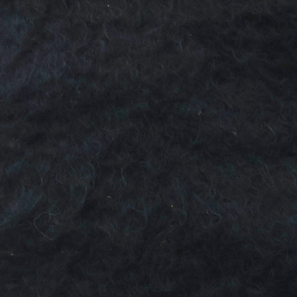 LOEWE(ロエベ) アナグラムロゴ モヘア混 ウールマフラー ブラック