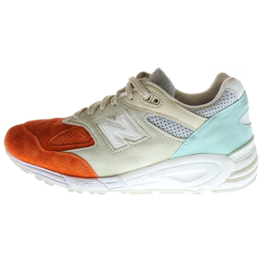 New Balance(ニューバランス) ×KITH 990V2 Cyclades M990KC2 キス キクラデス ローカットスニーカー ベージュ/オレンジ/ブルー US8.5/26.5cm