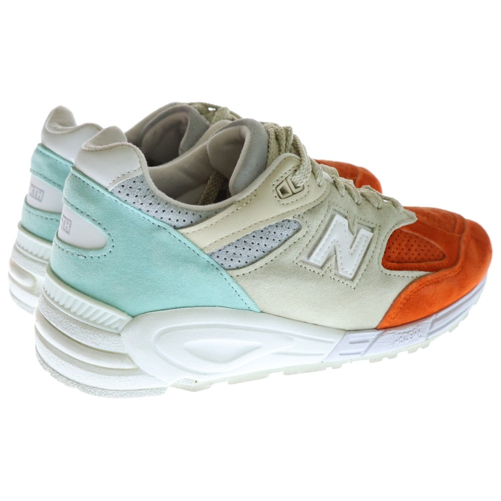 New Balance(ニューバランス) ×KITH 990V2 Cyclades M990KC2 キス キクラデス ローカットスニーカー ベージュ/オレンジ/ブルー US8.5/26.5cm
