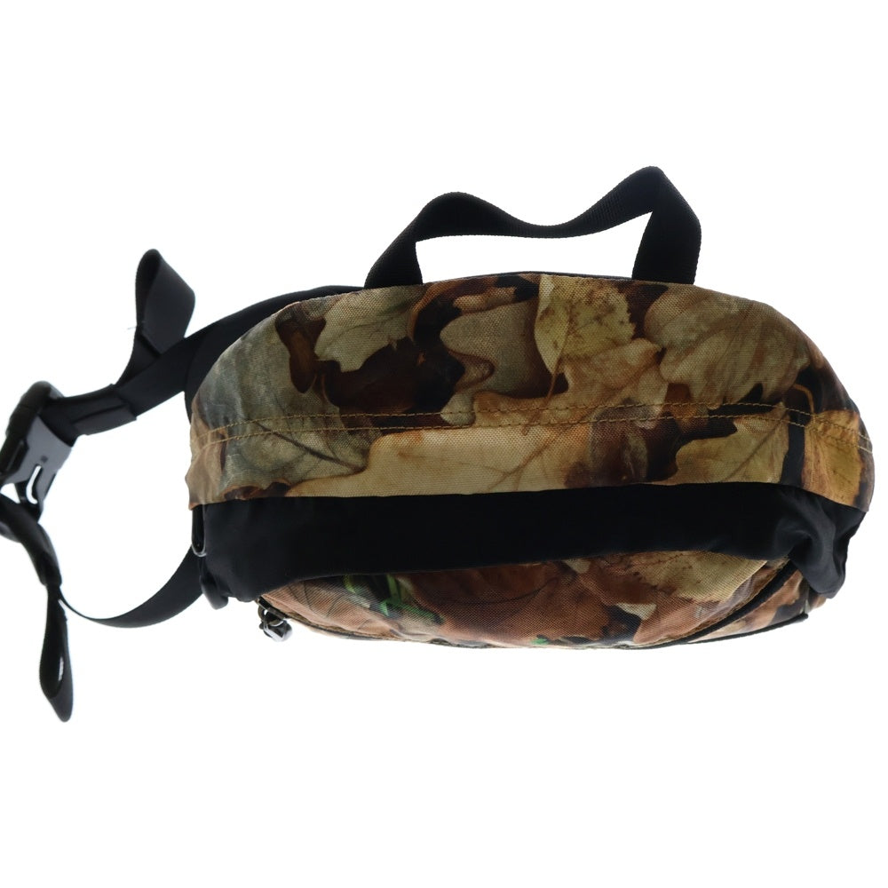 SUPREME(シュプリーム) 16AW ×THE NORTH FACE Roo II Lumbar Pack Leaves ザ ノースフェイス ルゥー2ランバーパック 枯葉柄 ウエストバッグ ボディバッグ ブラウン NF00ASUA