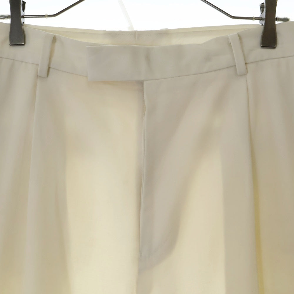 WACKO MARIA(ワコマリア) 23SS DORMEUIL PLEATED TROUSERS(TYPE-2)ドーメル 1タックトラウザーパンツ オフホワイト スラックス 23SS-WMP-TR02