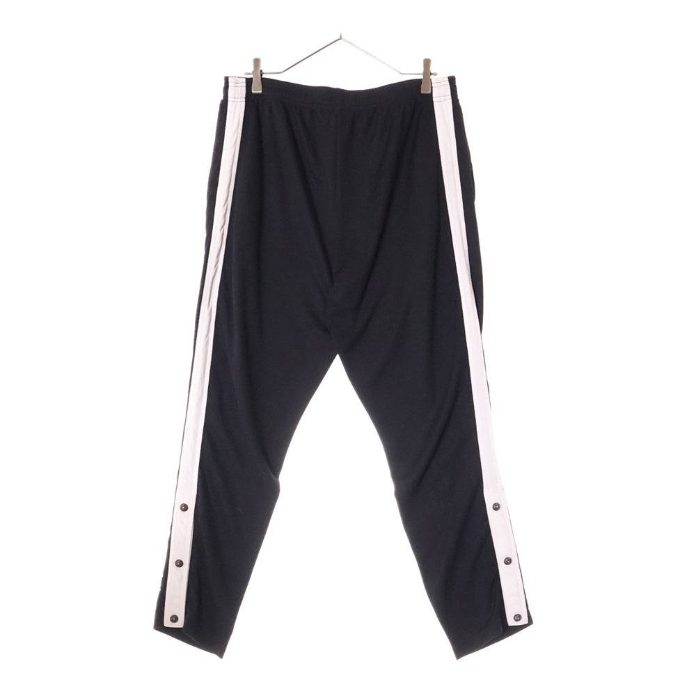 CHROME HEARTS(クロムハーツ) TRACK PANTS サイドクロスボールレザー切替トラックパンツ ブラック