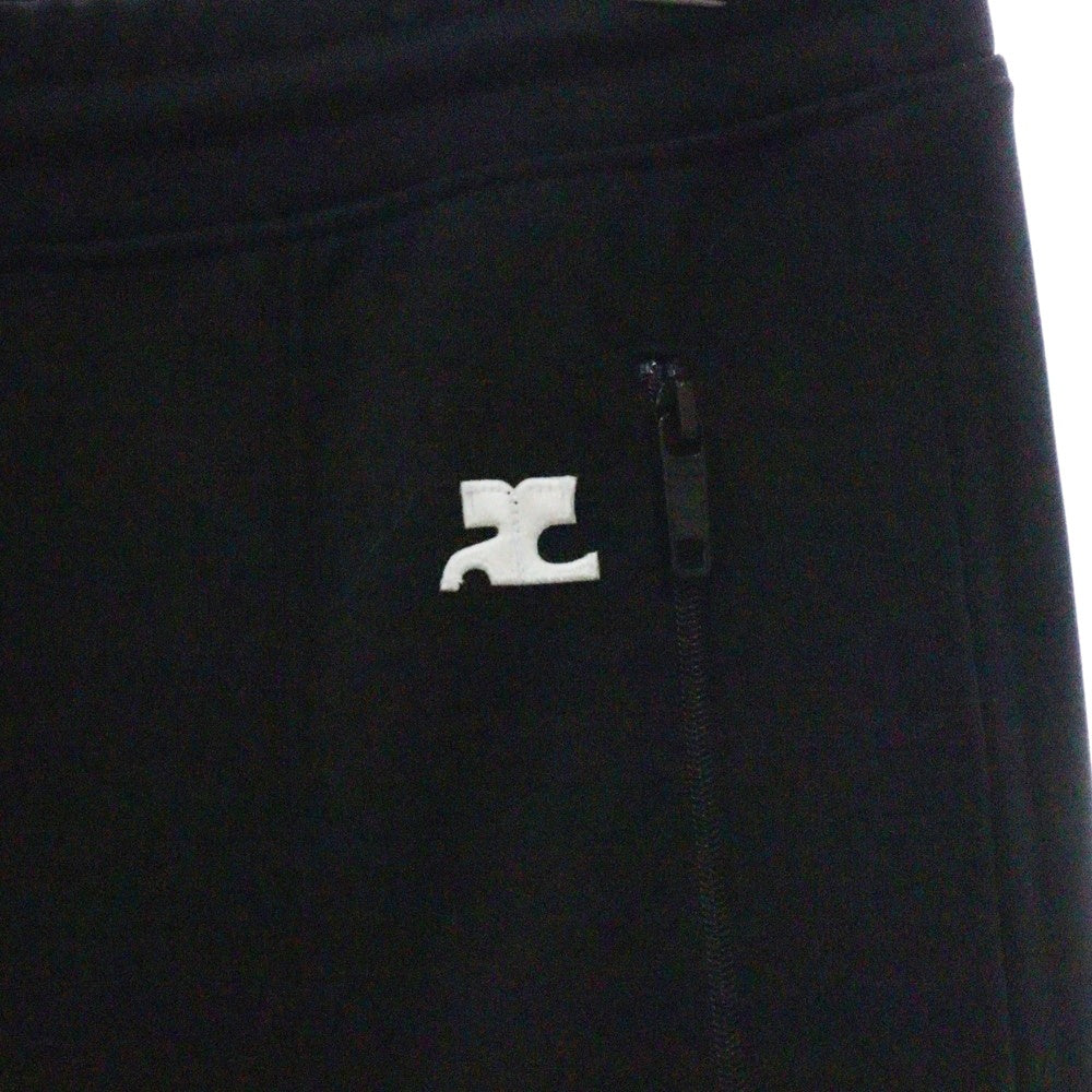 COURREGES(クレージュ) Interlock Tracksuit Pants インターロックトラックスーツパンツ ブラック