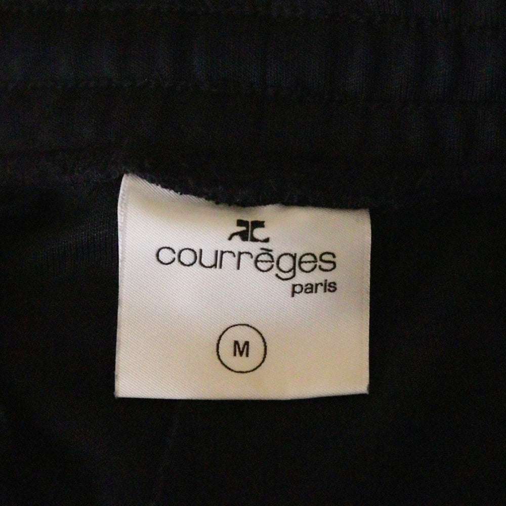 COURREGES(クレージュ) Interlock Tracksuit Pants インターロックトラックスーツパンツ ブラック