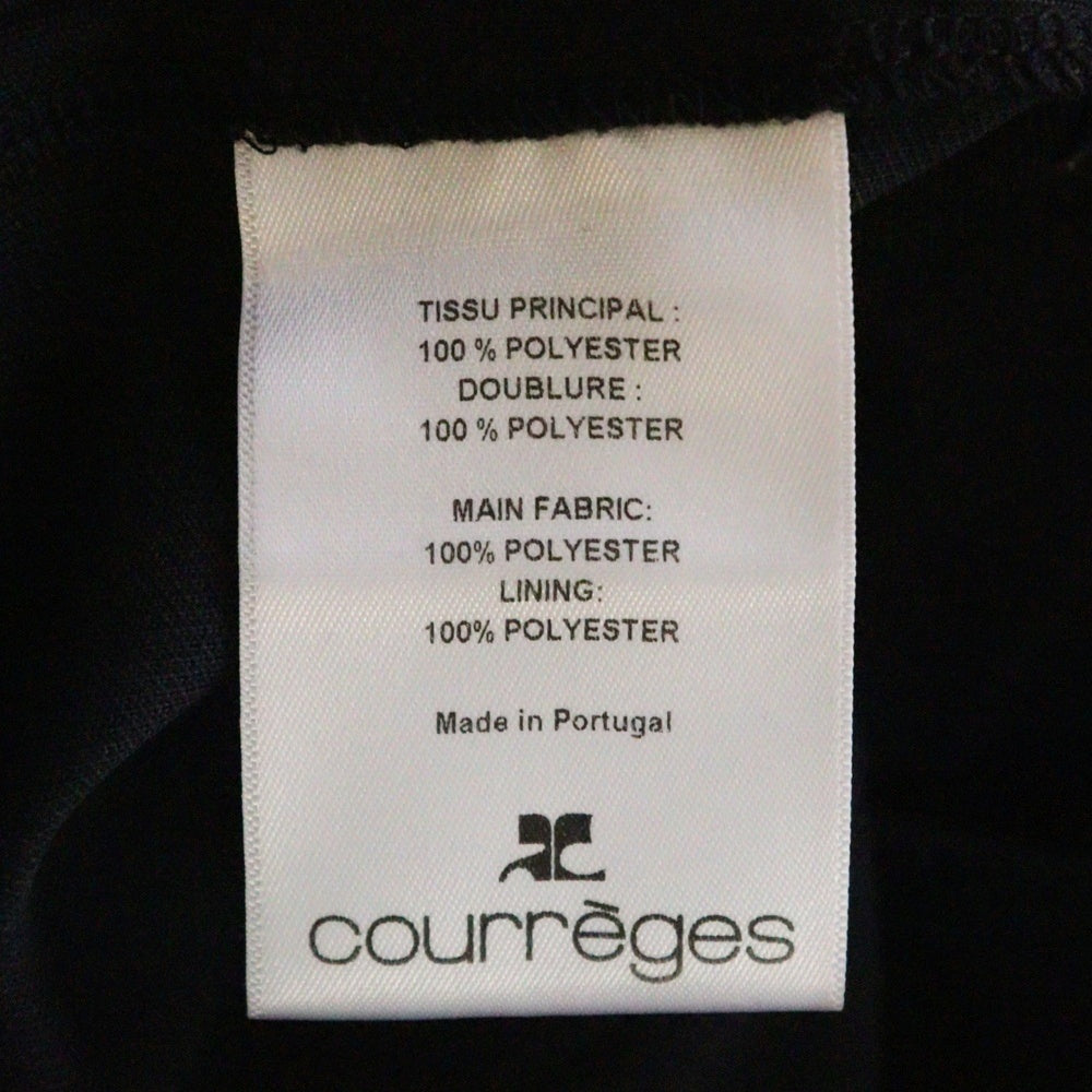 COURREGES(クレージュ) Interlock Tracksuit Pants インターロックトラックスーツパンツ ブラック