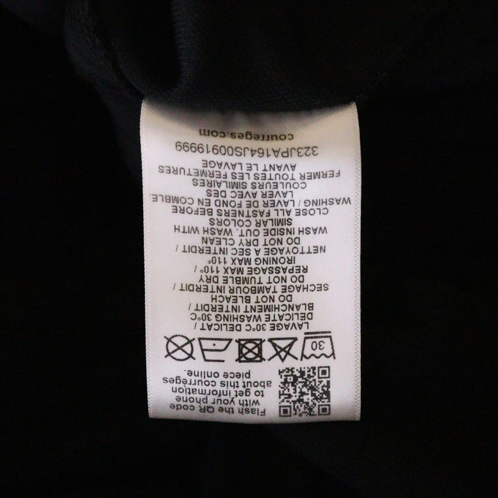 COURREGES(クレージュ) Interlock Tracksuit Pants インターロックトラックスーツパンツ ブラック