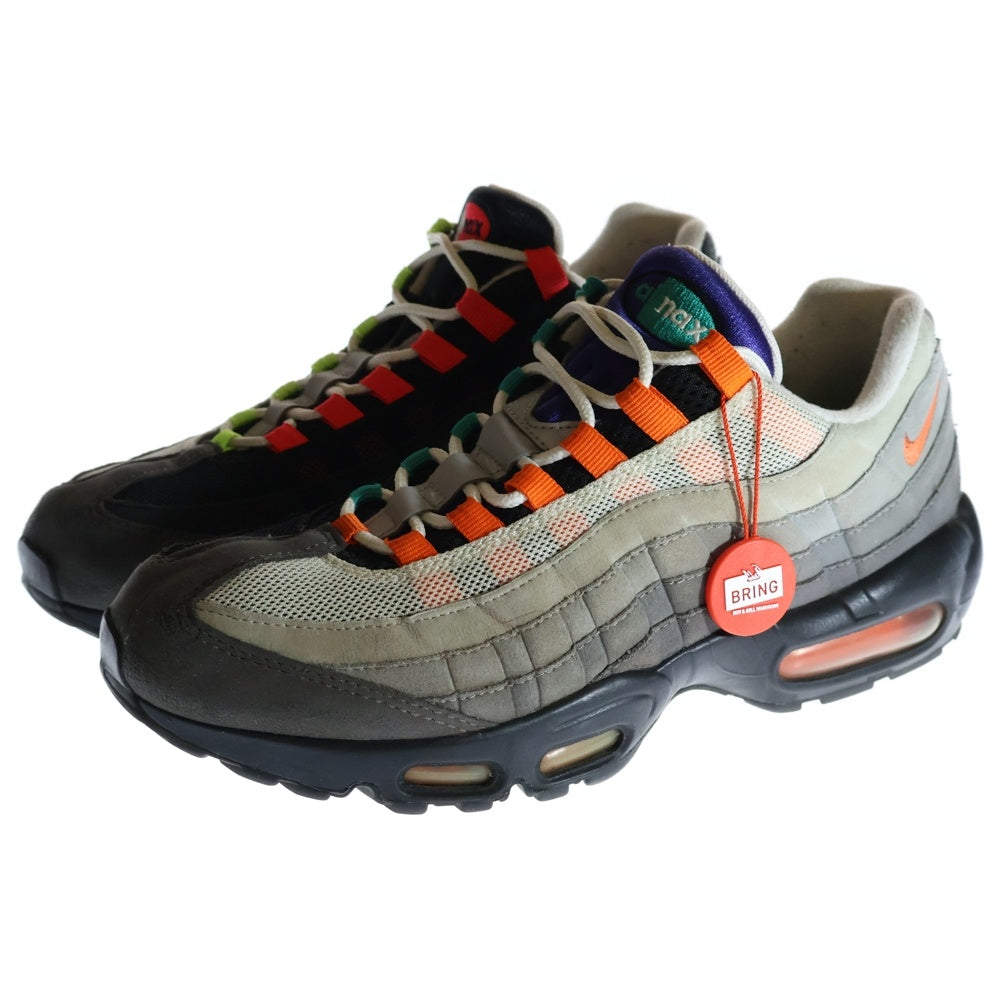 NIKE(ナイキ) 【観賞用 15年製】AIR MAX 95 OG QS GREEDY 810374-078 エアマックス 95 グリーディ ローカットスニーカー シューズ グレー/ブラック US9.5/27.5cm