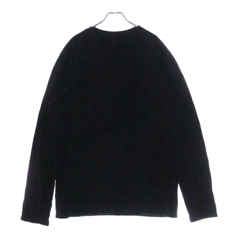 CHROME HEARTS(クロムハーツ) Y NOT ワイノット クロスパッチ付 キルティング長袖シャツ トレーナー ブラック