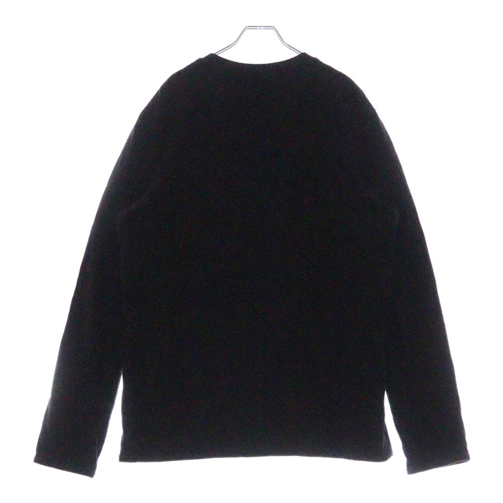 CHROME HEARTS(クロムハーツ) Y NOT ワイノット クロスパッチ付 キルティング長袖シャツ トレーナー ブラック