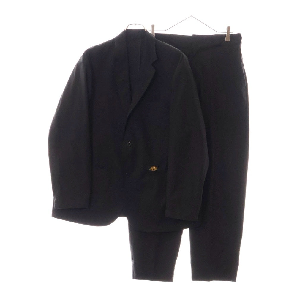 Dickies(ディッキーズ) 24SS ×TRIPSTER トリップスター セットアップスーツ テーラードジャケット スラックスパンツ ブラック 241M10BM01