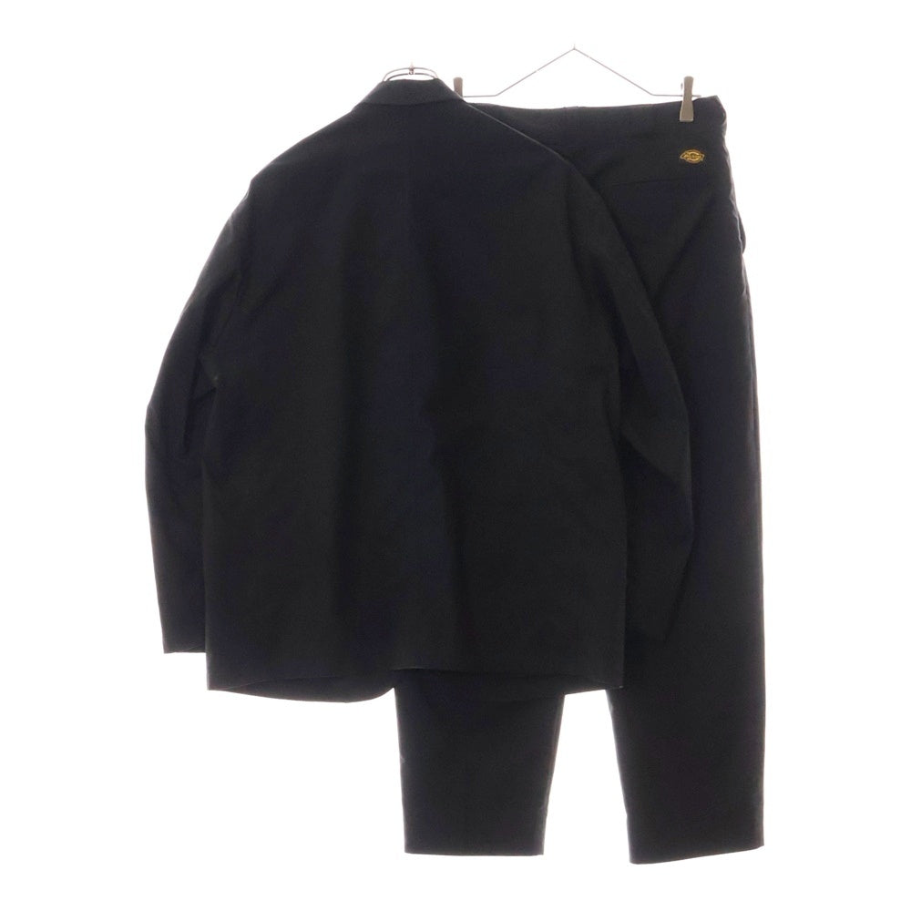 Dickies(ディッキーズ) 24SS ×TRIPSTER トリップスター セットアップスーツ テーラードジャケット スラックスパンツ ブラック 241M10BM01