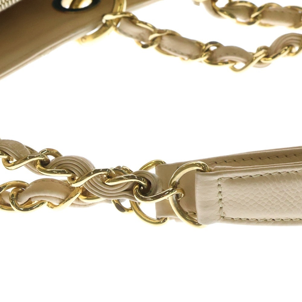CHANEL(シャネル) マトラッセ キャビアスキン レザートートバッグ A50995 16番台 ベージュ レディース