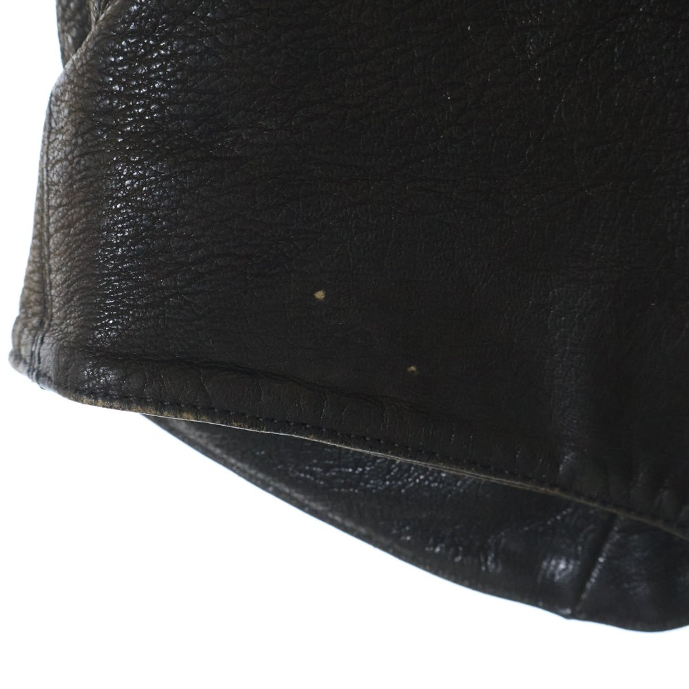 CHROME HEARTS(クロムハーツ) CLASSC 2B LTHR クラシック クロスボールレザーベスト ブラウン