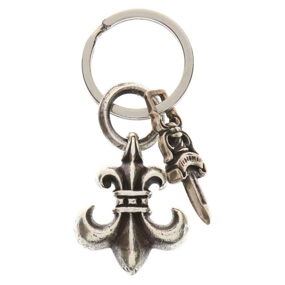 CHROME HEARTS(クロムハーツ) BSF&No5 DGGR BSフレア #5ダガー キーリング シルバー