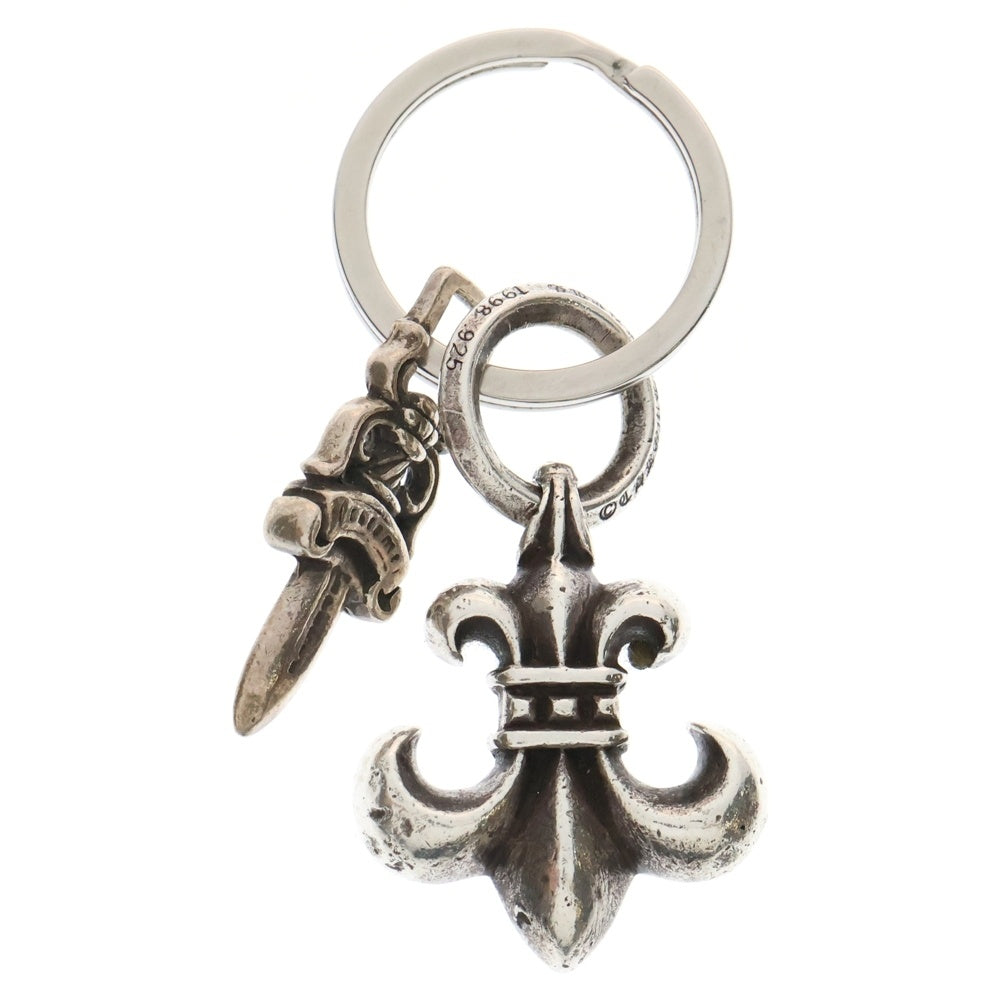 CHROME HEARTS(クロムハーツ) BSF&No5 DGGR BSフレア #5ダガー キーリング シルバー