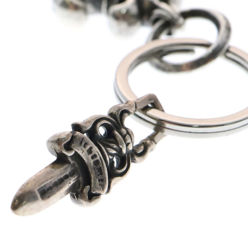 CHROME HEARTS(クロムハーツ) BSF&No5 DGGR BSフレア #5ダガー キーリング シルバー