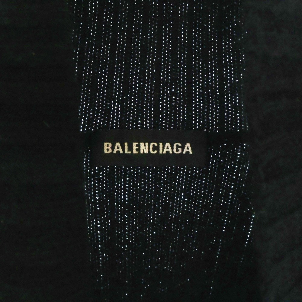 BALENCIAGA(バレンシアガ) カシミヤ ハイネックニット 594745 T4099ブラック