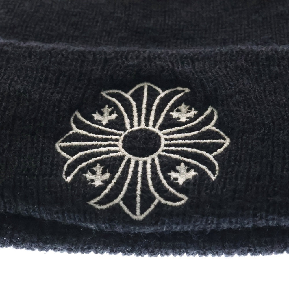 CHROME HEARTS(クロムハーツ) WOOL WATCH CAP CHプラス刺繍ウールビーニー ニットキャップ ブラック
