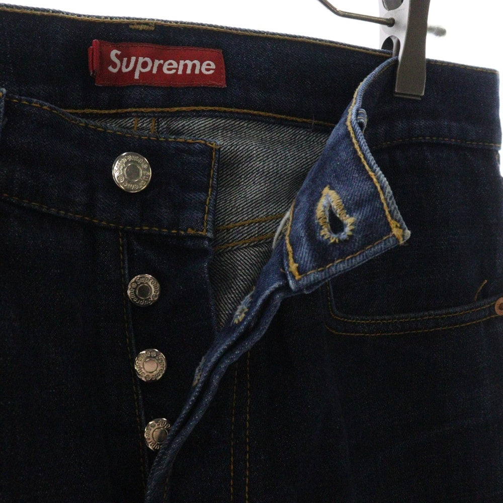 SUPREME(シュプリーム) Rigid Slim Jean リジットスリムジーンズ デニムパンツ インディゴブルー