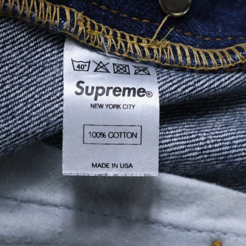 SUPREME(シュプリーム) Rigid Slim Jean リジットスリムジーンズ デニムパンツ インディゴブルー