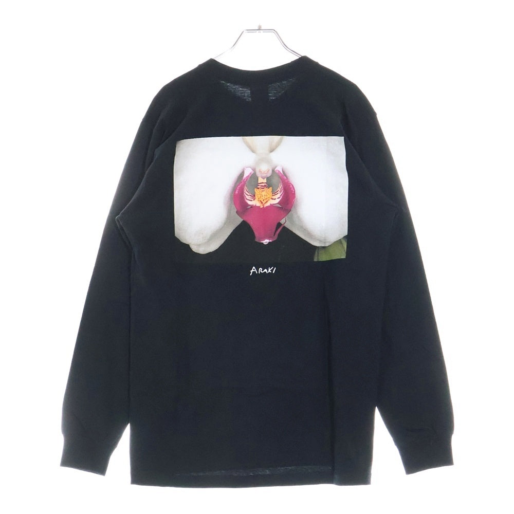 SUPREME(シュプリーム) 16AW Araki Orchid L/S Tee アラキ オーキッド プリントロングスリーブ長袖Tシャツ ブラック