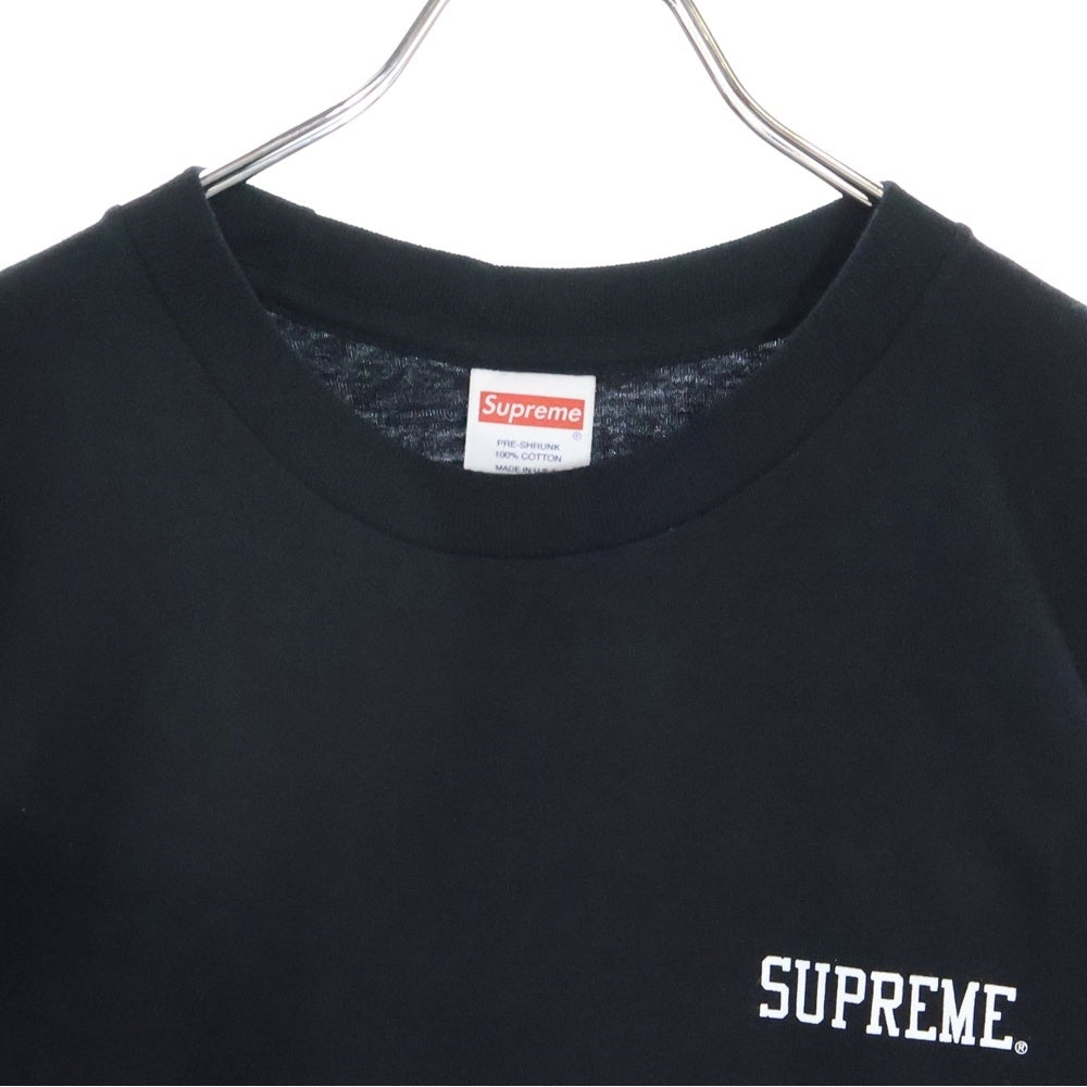 SUPREME(シュプリーム) 16AW Araki Orchid L/S Tee アラキ オーキッド プリントロングスリーブ長袖Tシャツ ブラック