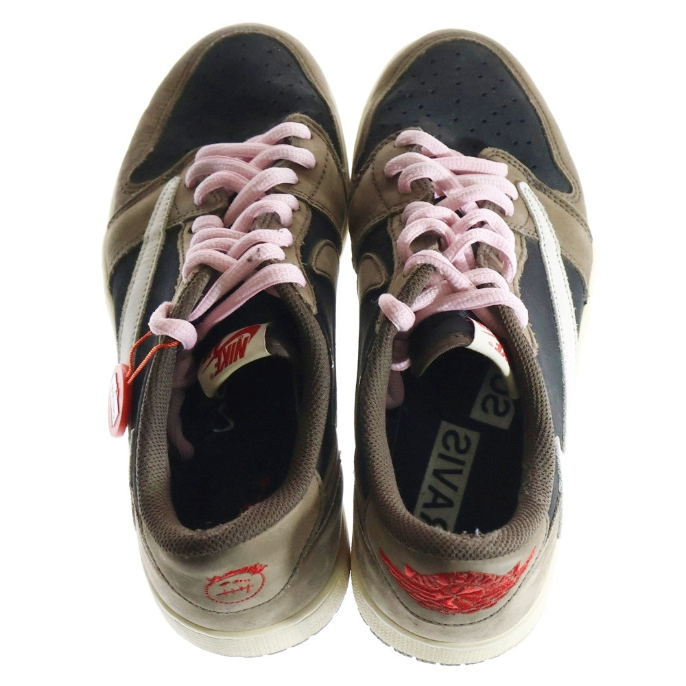 NIKE(ナイキ) トラヴィススコット AIR JORDAN 1 LOW OG SP-T CQ4277-001 エアジョーダン 1 ダークモカ ローカットスニーカー US9/27.0cm