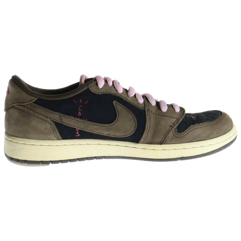 NIKE(ナイキ) トラヴィススコット AIR JORDAN 1 LOW OG SP-T CQ4277-001 エアジョーダン 1 ダークモカ ローカットスニーカー US9/27.0cm