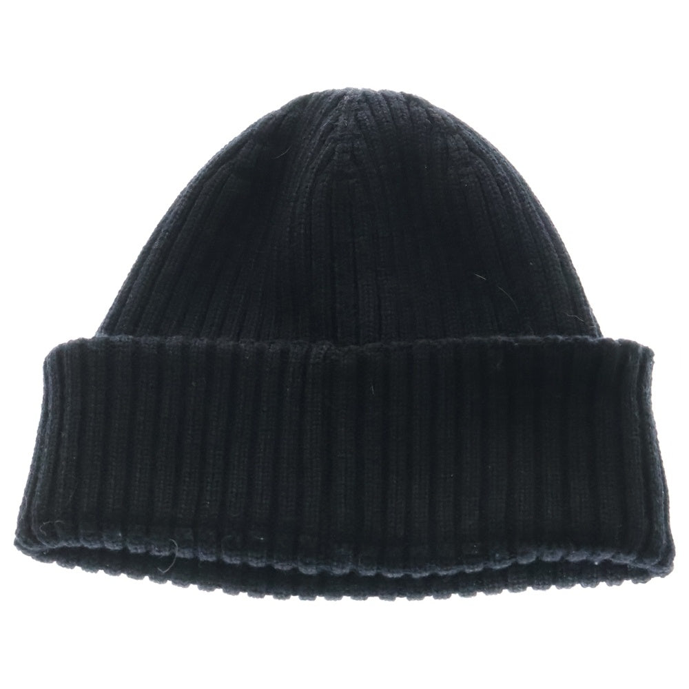 MONCLER(モンクレール) ワッペンロゴ ウールニットキャップ ニット帽 D20910029900 ブラック