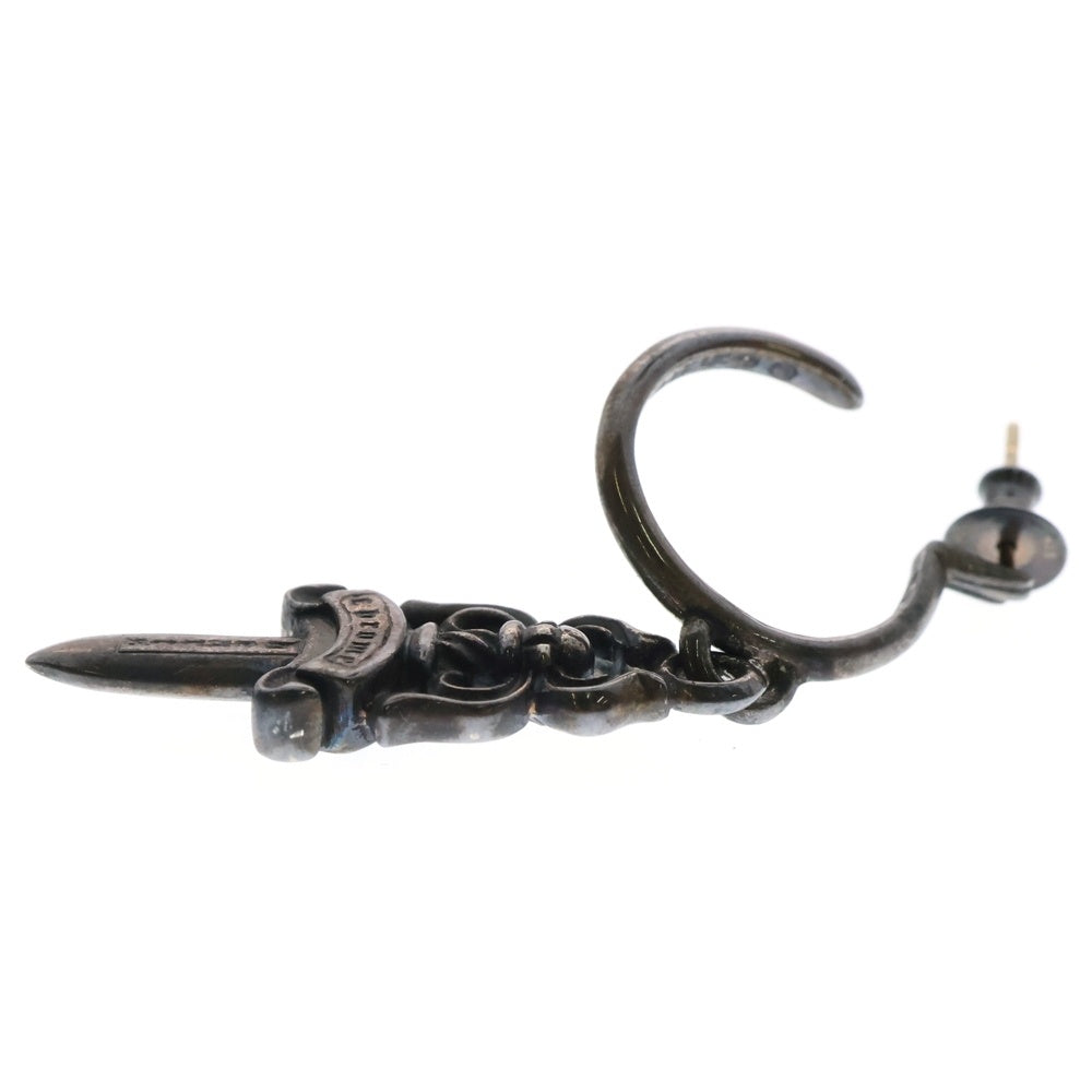 CHROME HEARTS(クロムハーツ) No5 DAGGER #5 ダガーフープ ピアス シルバー BCA106