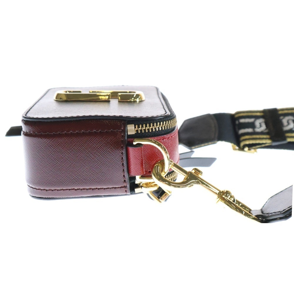MARC JACOBS(マークジェイコブス) Snapshot M001 2007 014 スナップショルダーバッグ ブラック/レッド レディース