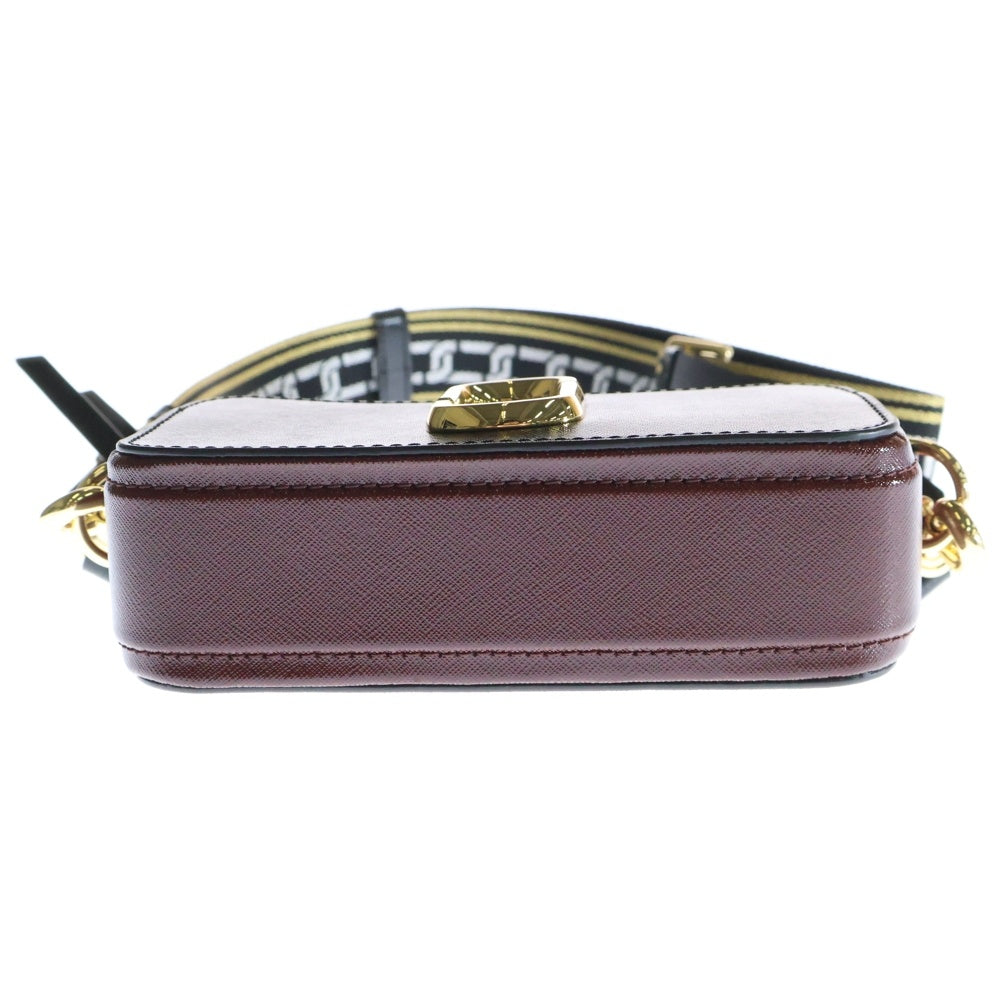 MARC JACOBS(マークジェイコブス) Snapshot M001 2007 014 スナップショルダーバッグ ブラック/レッド レディース