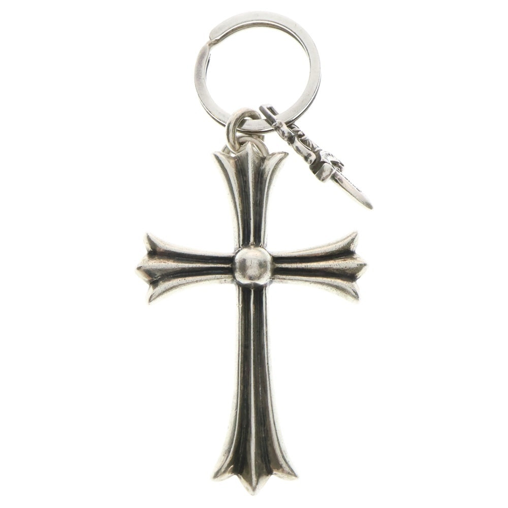 CHROME HEARTS(クロムハーツ) CH CRS LG&No5 DGGR ラージクロス#5ダガー キーリング シルバー