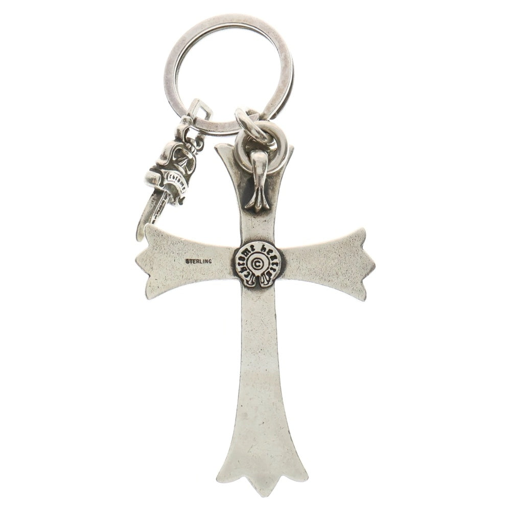 CHROME HEARTS(クロムハーツ) CH CRS LG&No5 DGGR ラージクロス#5ダガー キーリング シルバー