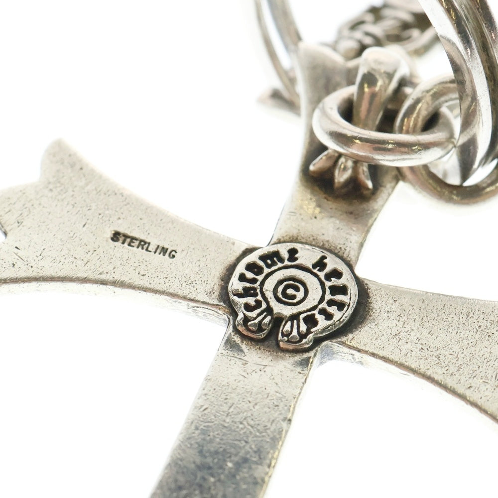 CHROME HEARTS(クロムハーツ) CH CRS LG&No5 DGGR ラージクロス#5ダガー キーリング シルバー