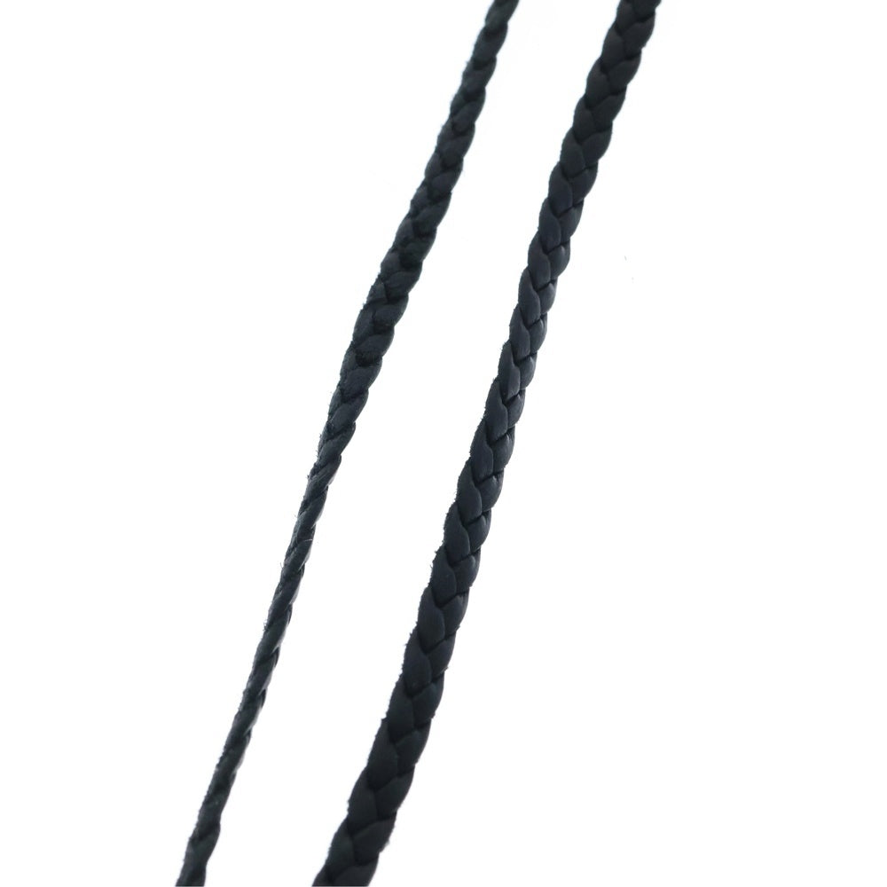 CHROME HEARTS(クロムハーツ) CAMPANA カンパナ レザーブレイド ペンダント ネックレス シルバー/ブラック