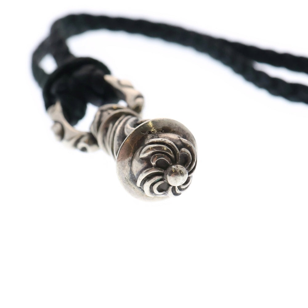 CHROME HEARTS(クロムハーツ) CAMPANA カンパナ レザーブレイド ペンダント ネックレス シルバー/ブラック