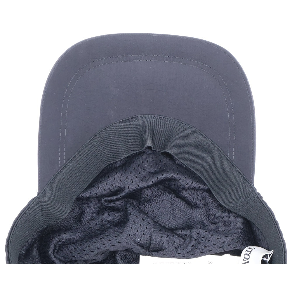 STONE ISLAND(ストーンアイランド) NYLON METAL IN ECONYL 6PANEL CAP 811599576 フロントロゴ刺繍 6パネルベースボールキャップ 帽子 ブラック