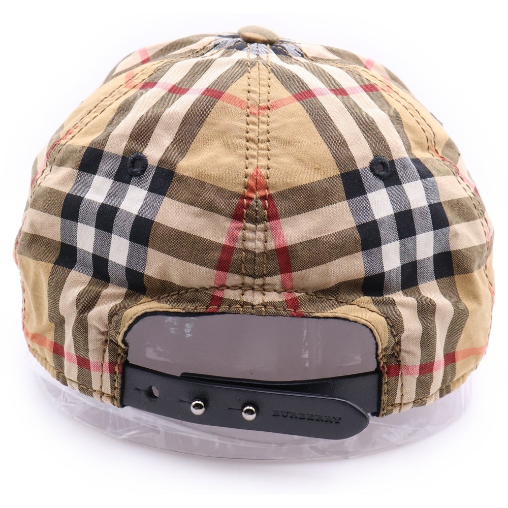 BURBERRY(バーバリー) ノヴァチェック柄 コットン ベースボールキャップ 帽子 4073689 ベージュ