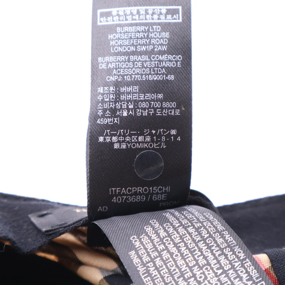 BURBERRY(バーバリー) ノヴァチェック柄 コットン ベースボールキャップ 帽子 4073689 ベージュ