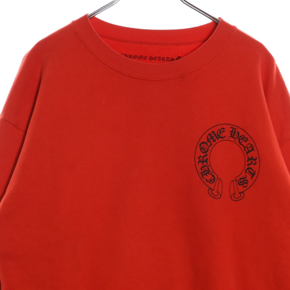 CHROME HEARTS(クロムハーツ) × MATTYBOY PPO Ketchup SWTSHRT マッティボーイ ケチャップ プリント クルーネックスウェットトレーナー レッド