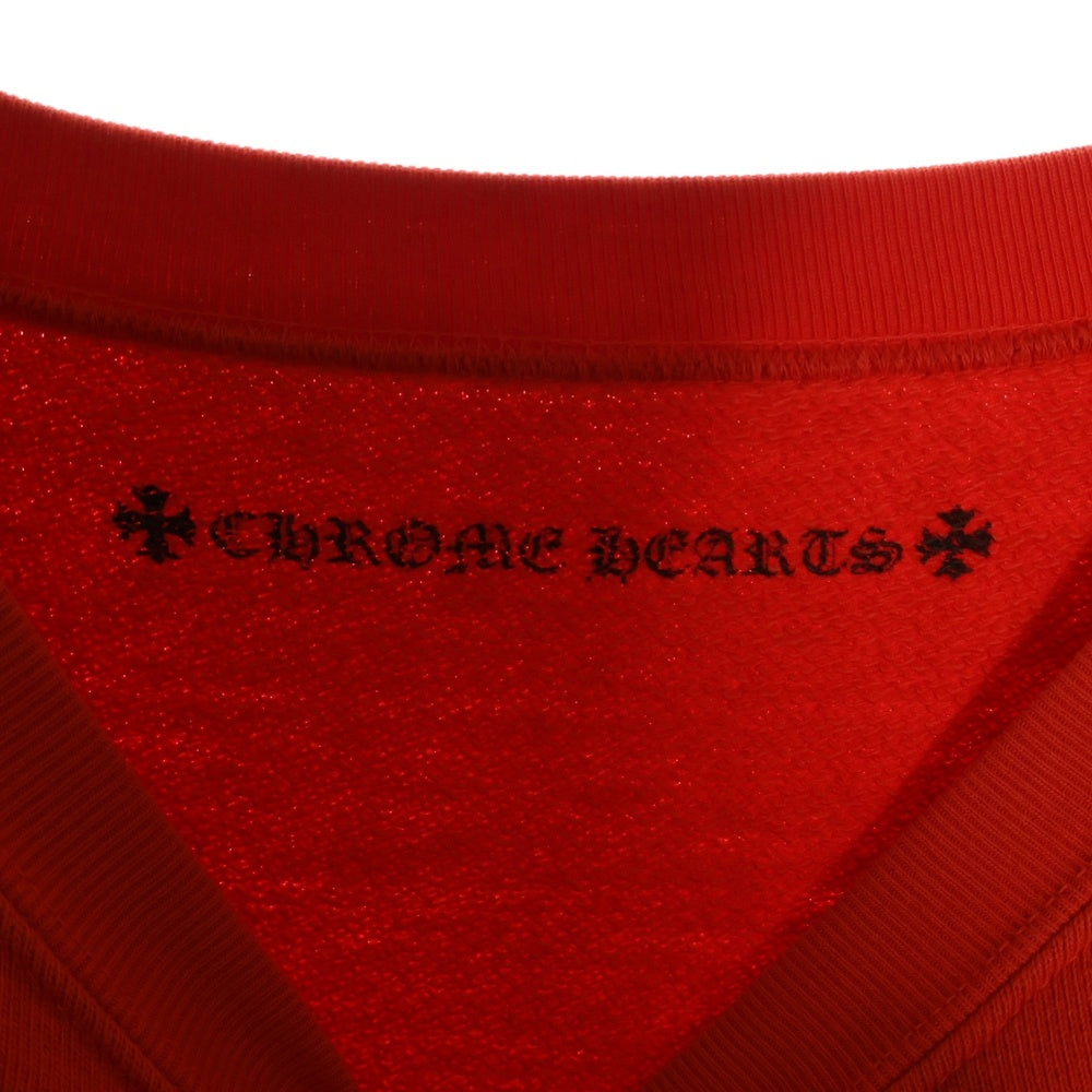 CHROME HEARTS(クロムハーツ) × MATTYBOY PPO Ketchup SWTSHRT マッティボーイ ケチャップ プリント クルーネックスウェットトレーナー レッド