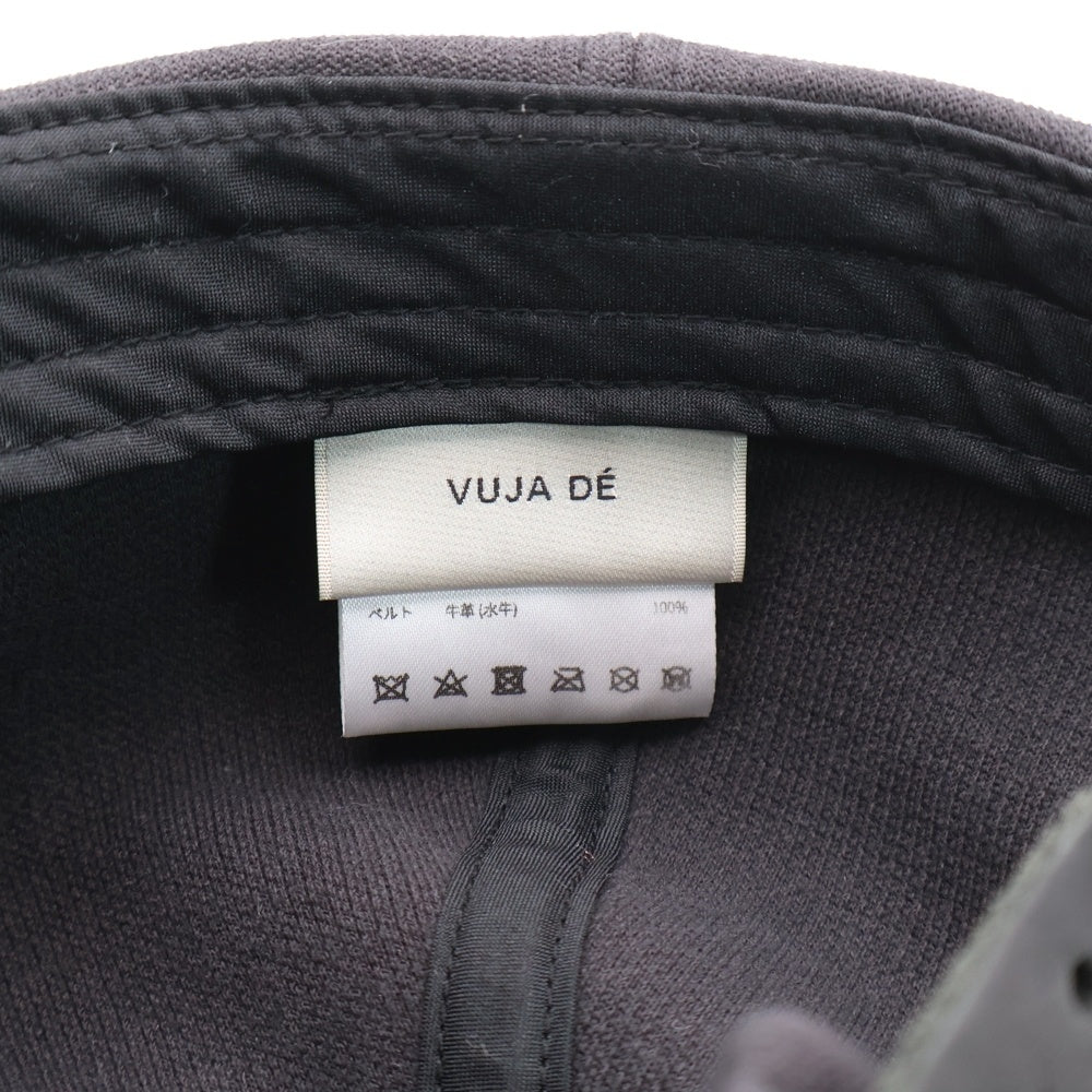 Vuja De(ブジャ デ) ROY SASHIKO COTTON HAT IN ANTHRACITE サシコ コットン キャップ 帽子 ブラック