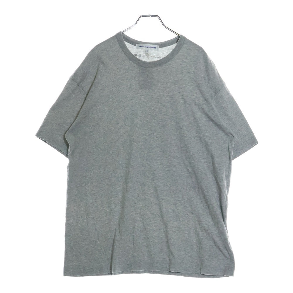 COMME des GARCONS SHIRT(コムデギャルソンシャツ) コットンクルーネック半袖Tシャツ グレー FM-T012