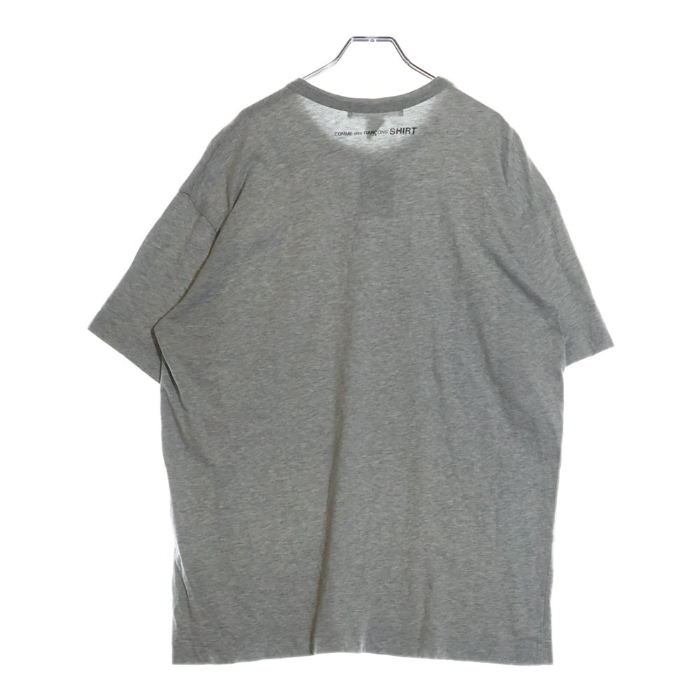COMME des GARCONS SHIRT(コムデギャルソンシャツ) コットンクルーネック半袖Tシャツ グレー FM-T012