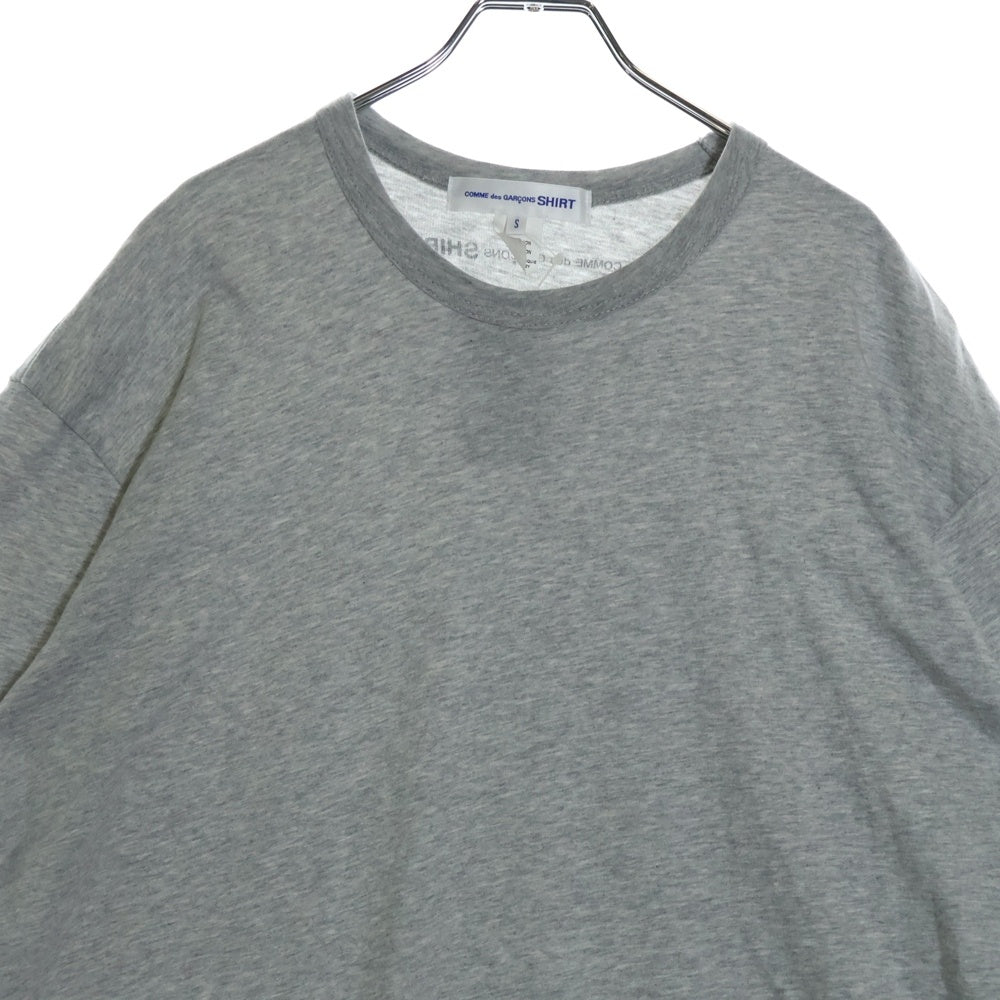 COMME des GARCONS SHIRT(コムデギャルソンシャツ) コットンクルーネック半袖Tシャツ グレー FM-T012