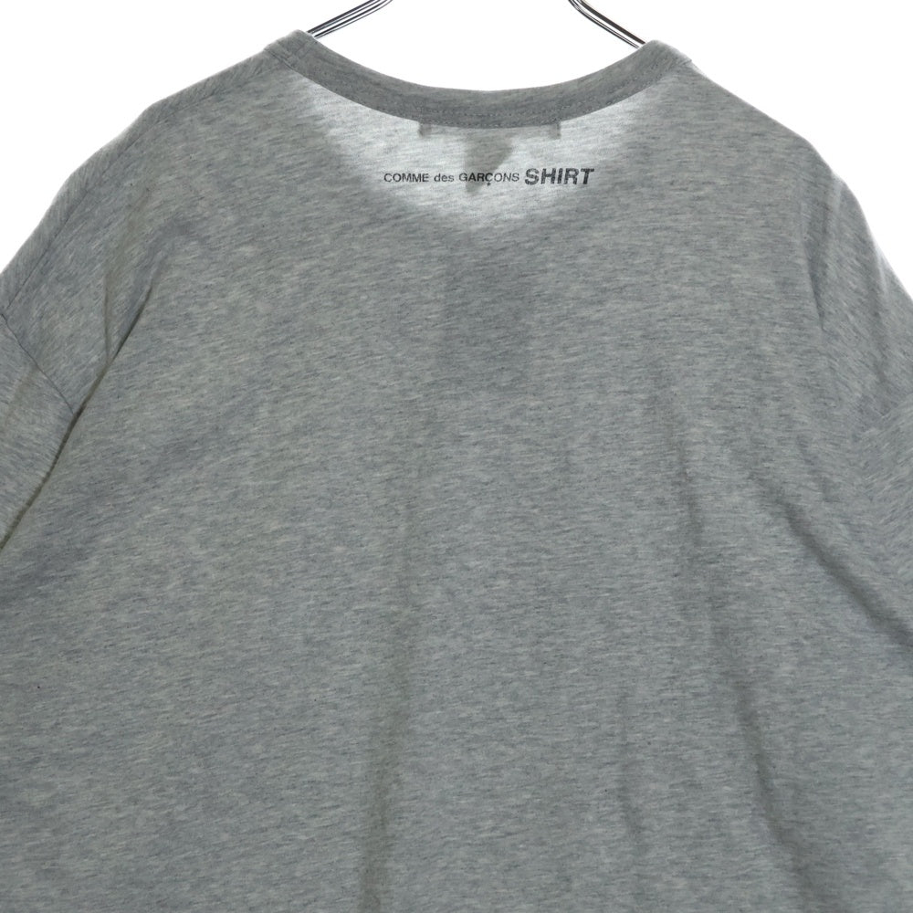 COMME des GARCONS SHIRT(コムデギャルソンシャツ) コットンクルーネック半袖Tシャツ グレー FM-T012