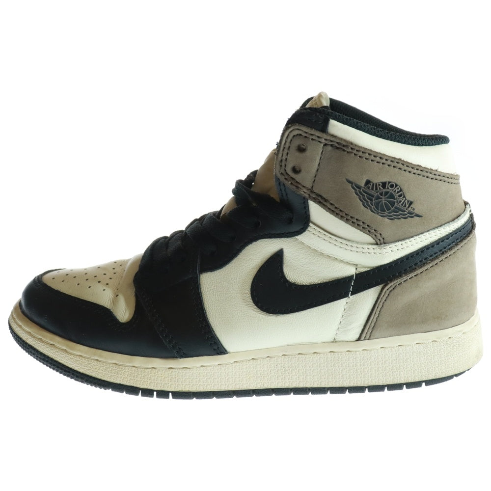 NIKE(ナイキ) AIR JORDAN 1 RETRO HIGH OG GS DARK MOCHA 575441-105 エアジョーダン1ダークモカ ハイカットスニーカー グレードスクールUS6Y/24cm レディース